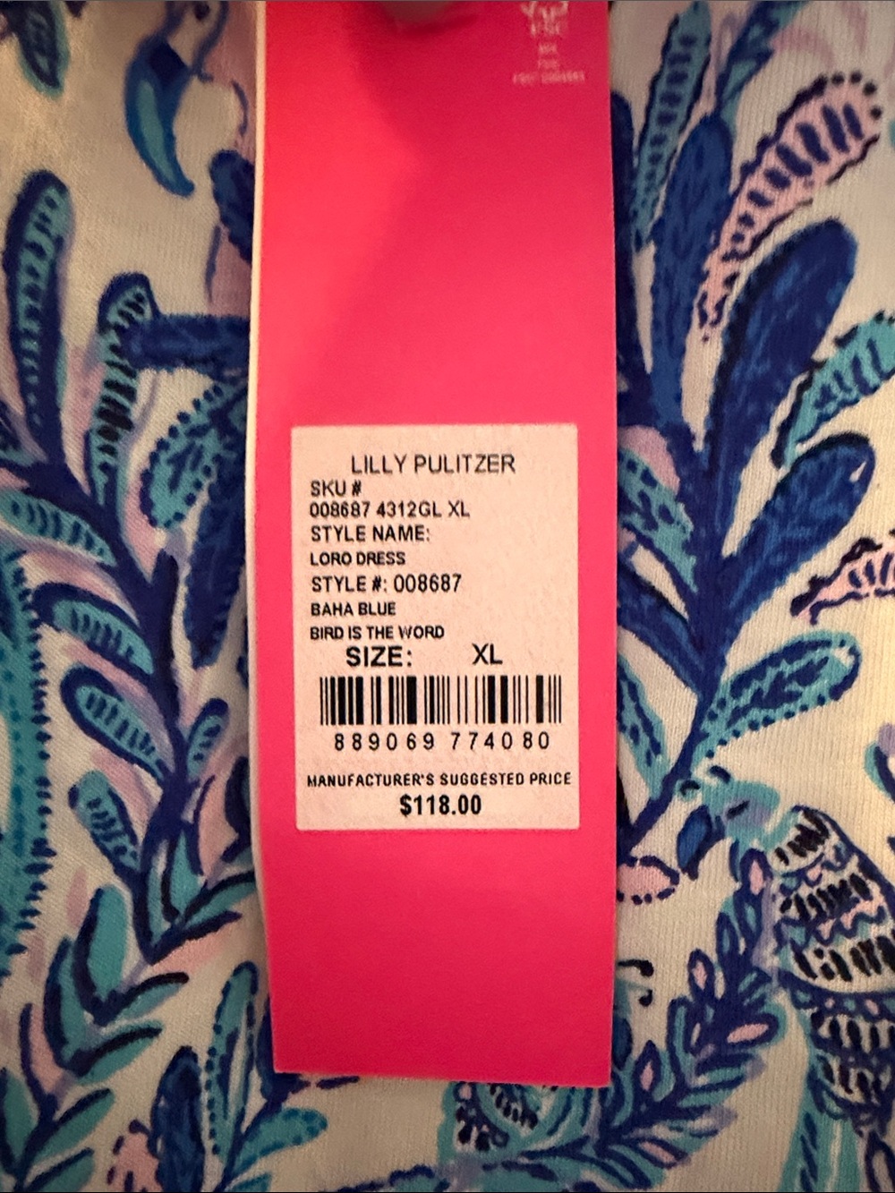 Lily Pulitzer women Loro Dress - Picture 2 of 2